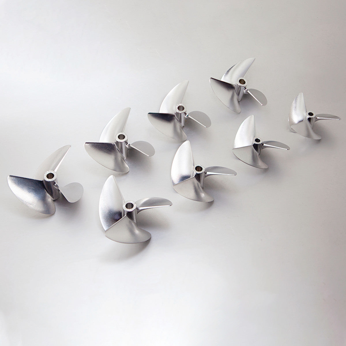 TFL RC Boat CNC Aluminum Three Blades Propeller 1.4 Pitch, 4.76/6.35mm shaft,Diameter 56/57/58/59/65/66/67/68/69/70mm