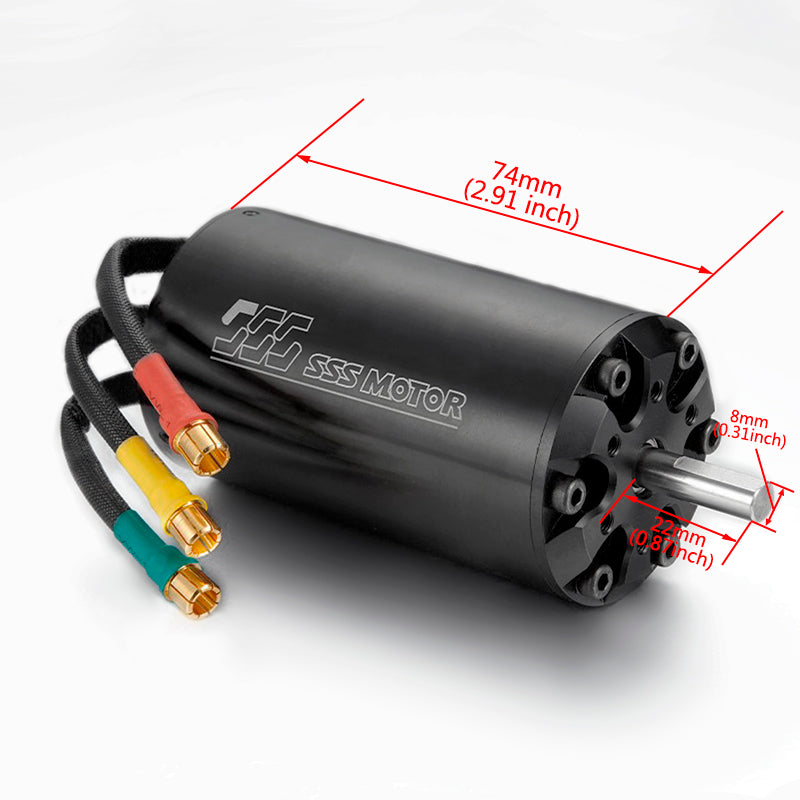 SSS 3674 Series 4 Poles Inner Runner Brushless Motor For RC Boat Accessory Part Electric Surfboard