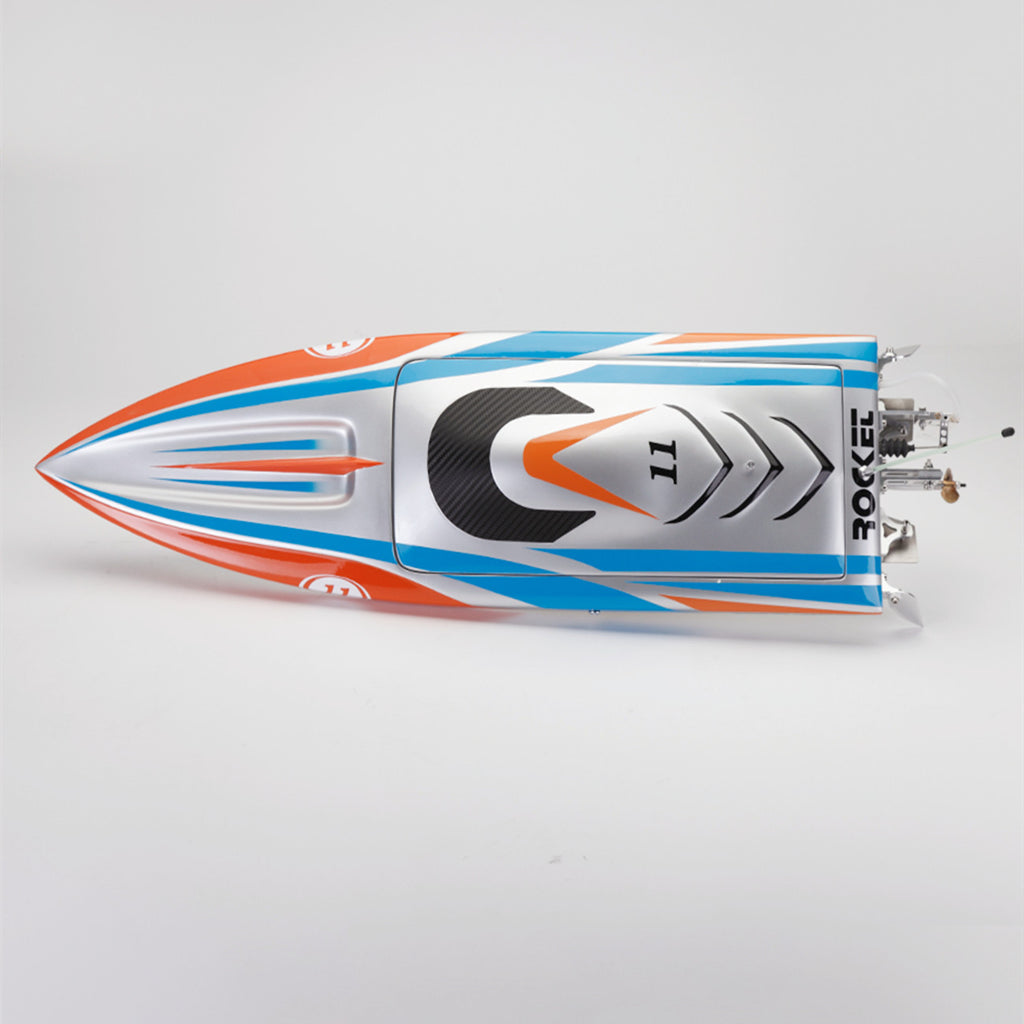 TFL RC-Boot 1111Z-F Rocket Brushless-Motoren Hochgeschwindigkeits-Rennboot für Erwachsene und Kinder 25" Monohull mit ARTR