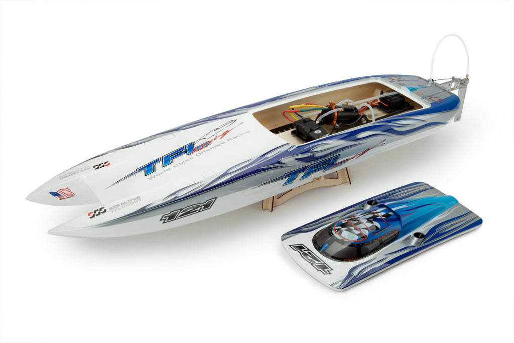 TFL RC Boat 1122 Genesis Single/Twin Brushless Motors High-speed Racing Boat for Adults 37’’ Catamaran with ARTR