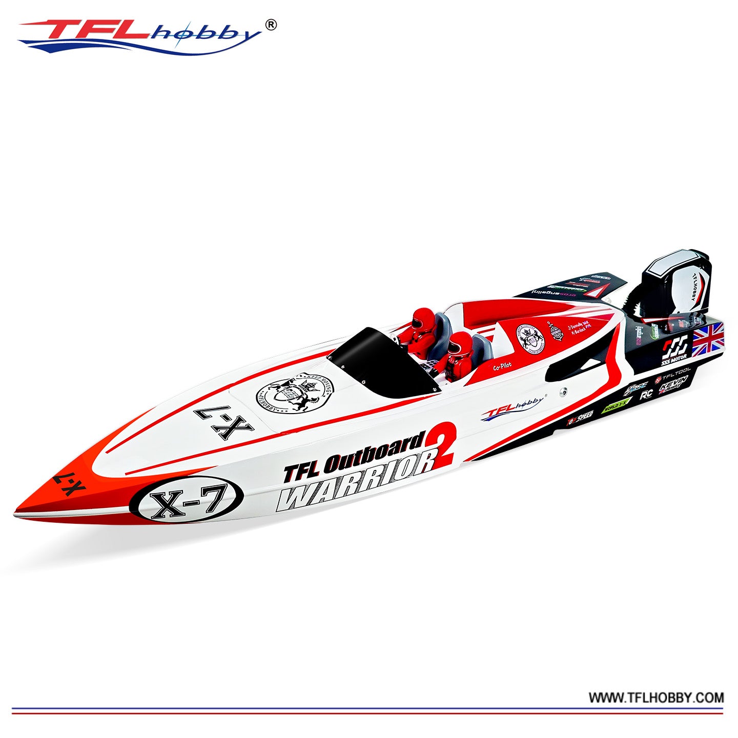 TFL rc Boat 1148 WARRIOR2 Brushless Motors High-speed Racing Boat for Adults and Kids ARTR