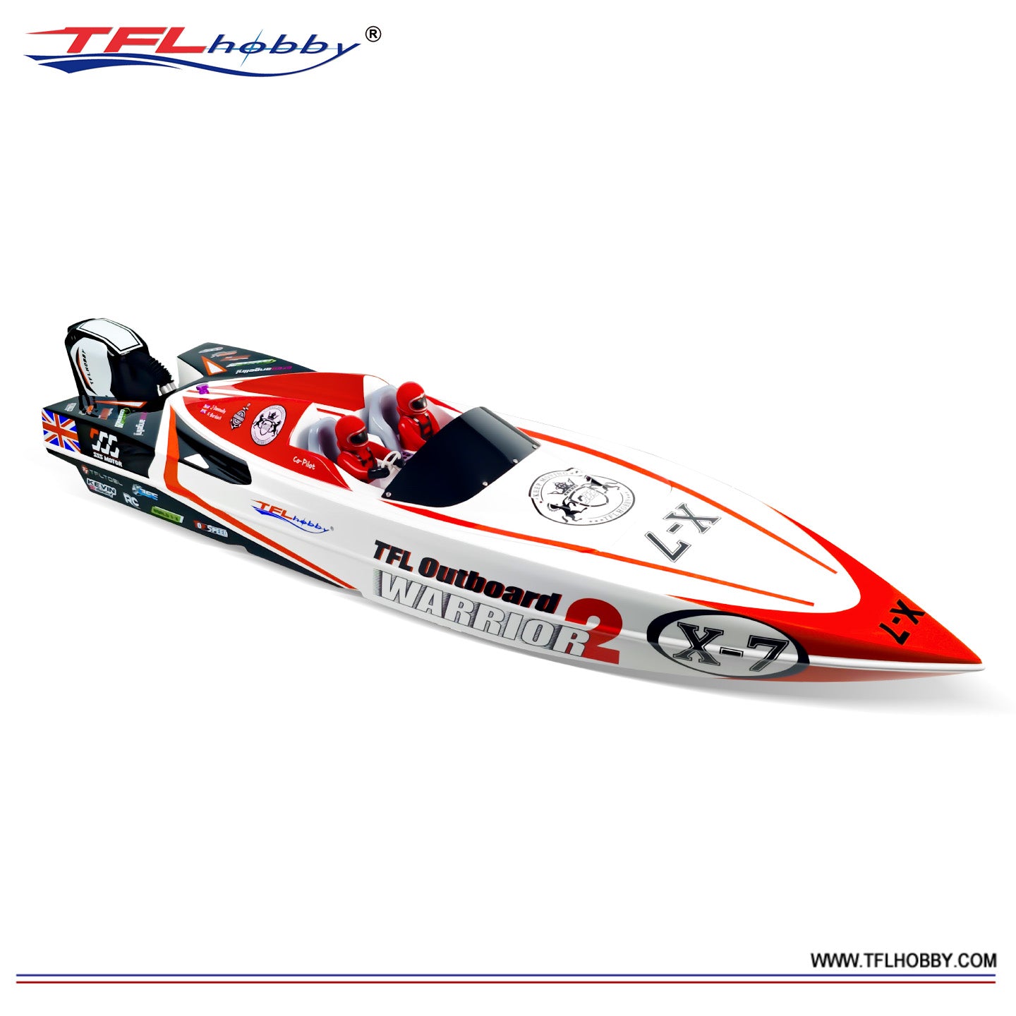 TFL rc Boat 1148 WARRIOR2 Brushless Motors High-speed Racing Boat for Adults and Kids ARTR