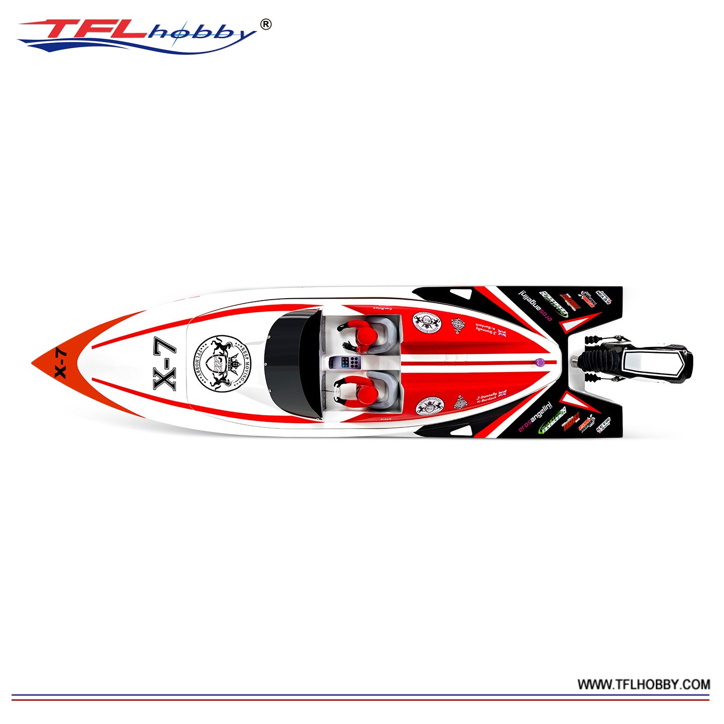 TFL rc Boat 1148 WARRIOR2 Brushless Motors High-speed Racing Boat for Adults and Kids ARTR