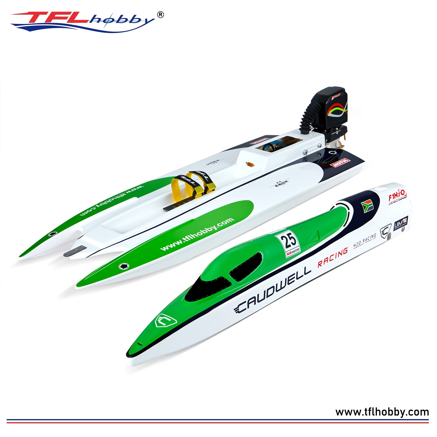 TFL-1238T-F-F1-RACING BOAT WITH OUTBOARD
