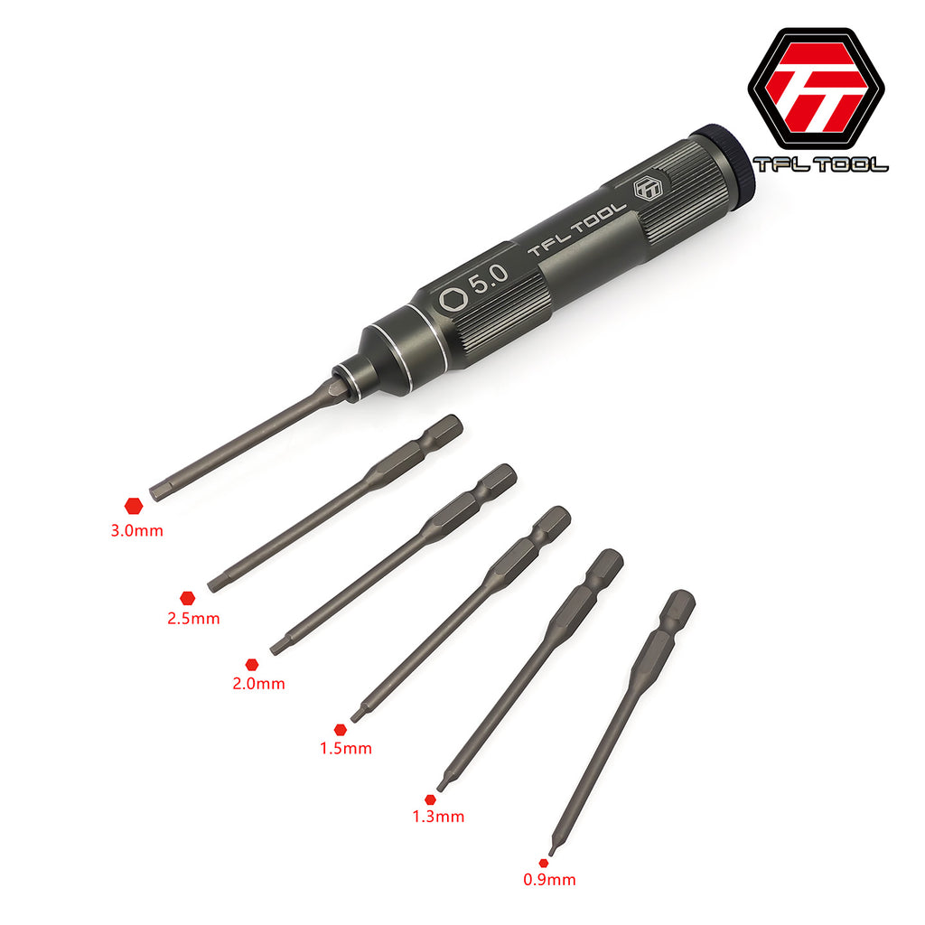 TFL RC TOOL 6-in-1 Mini Pocket Precision Screwdriver