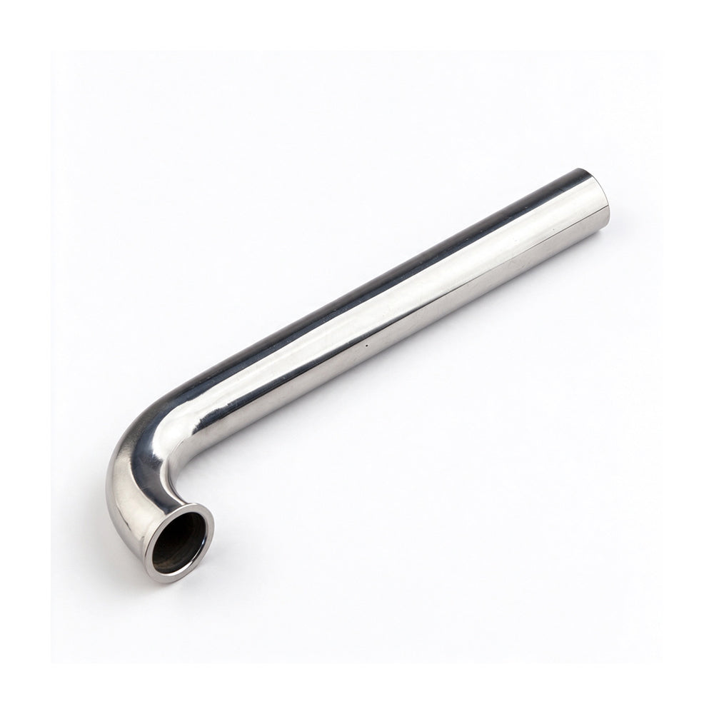 TFL Gas RC Boat Parts 25.4mm L-Shaped Stainless Steel Exhaust Bend 230mm