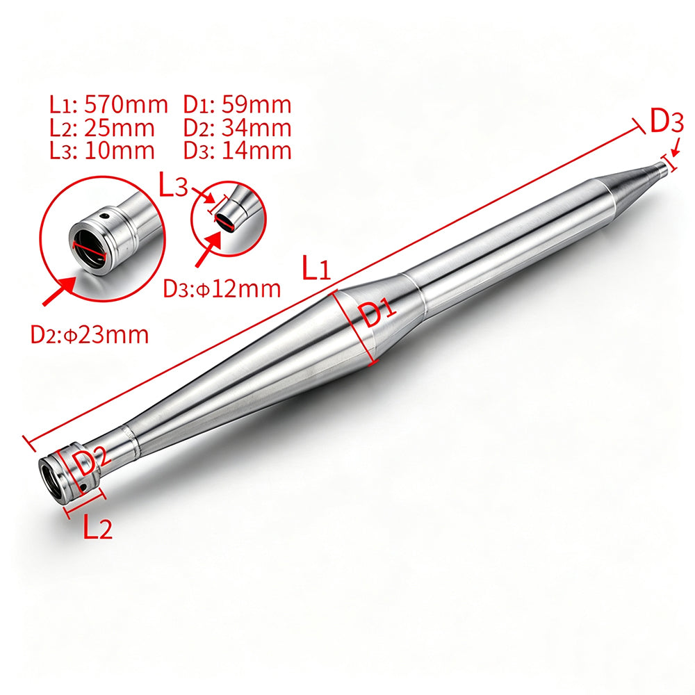 TFL Gas RC Boat Parts L=570 Stainless Steel Exhaust Pipe
