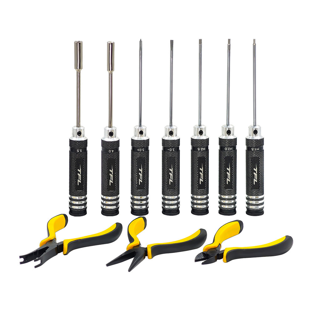 TFL RC TOOL 10-in-1 Multi-function Screwdriver Set & Hardware Tools