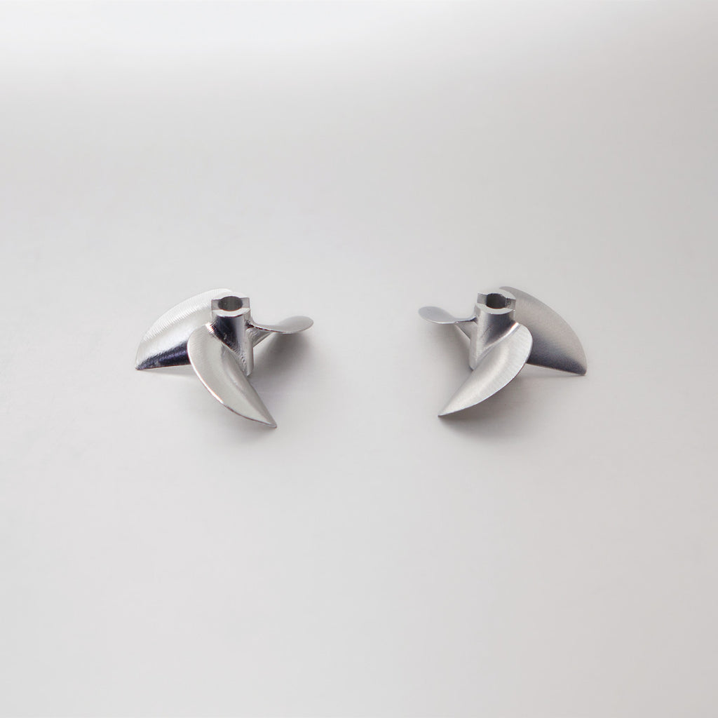 TFL RC Boat CNC  Aluminum Three Blades Propeller 1.4 Pitch, 3.17/4.76mm shaft，Diameter 36/38mm