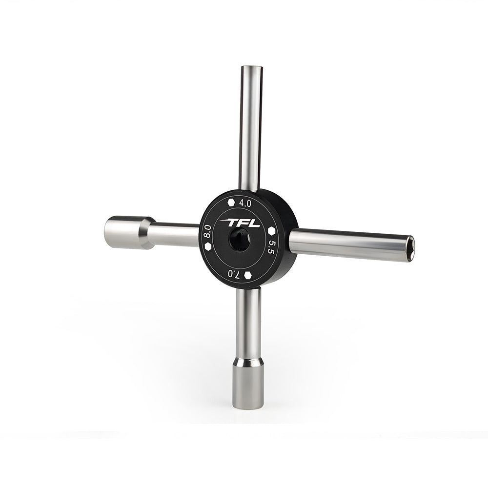 TFL RC TOOL 4 in 1 Allen Cross Handle Socket Wrench