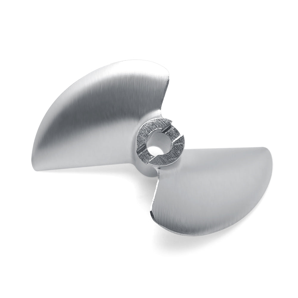 RC Boat CNC Aluminum Two Blades Propeller 1.4 Pitch, 6.35mm,1/4 Shaft, Dia 70,72mm