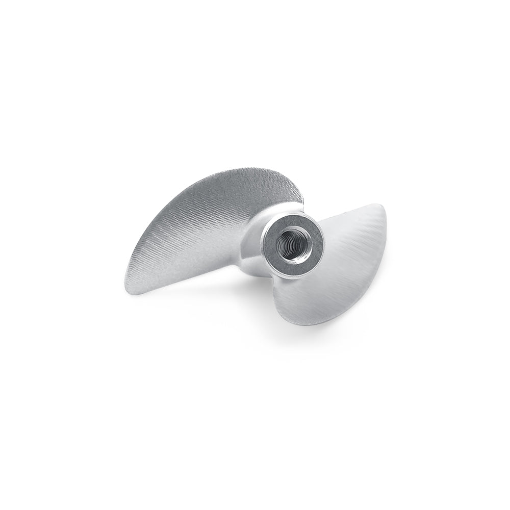RC Boat CNC Aluminum Two Blades Propeller 1.9 Pitch, M4, Dia 36,37,38mm