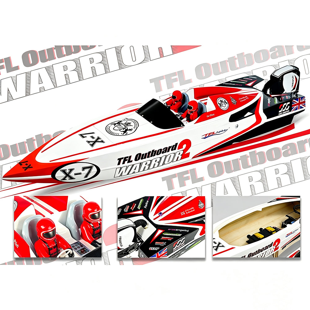 TFL rc Boat 1148 WARRIOR2 Brushless Motors High-speed Racing Boat for Adults and Kids ARTR