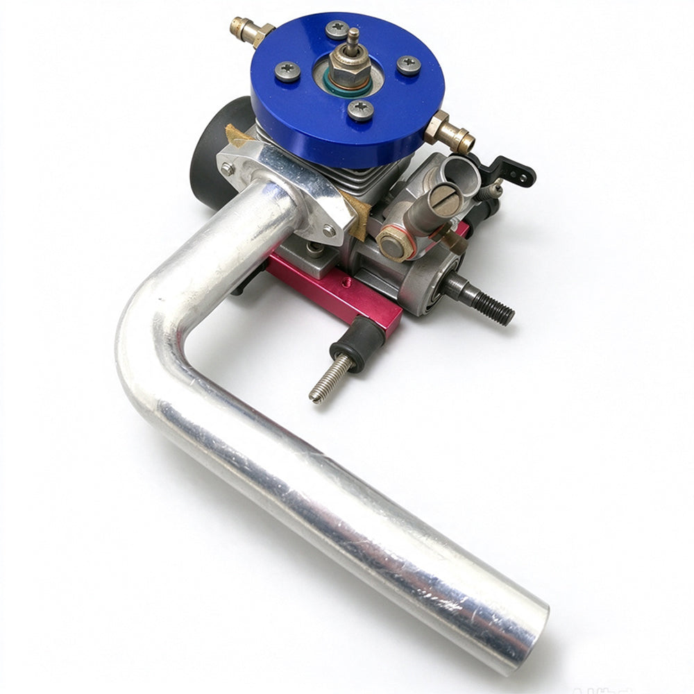 TFL Gas RC Boat Parts GP15-18 T-Type Exhaust Header & GP21-25 Z-Bend Pipe, Nitro Engine Exhaust Tube