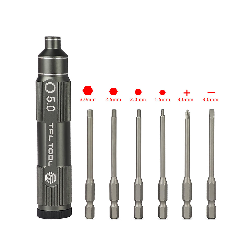 TFL RC TOOL 6-in-1 Mini Pocket Precision Screwdriver