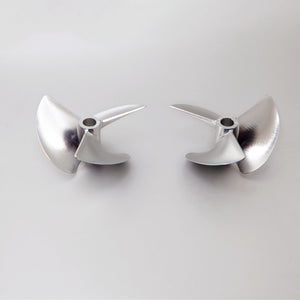 TFL RC Boat CNC Aluminum Three Blades Propeller 1.4 Pitch,  4.76mm/6.35mm shaft，Diameter 40/42/44/46/48/50/52/58/59mm