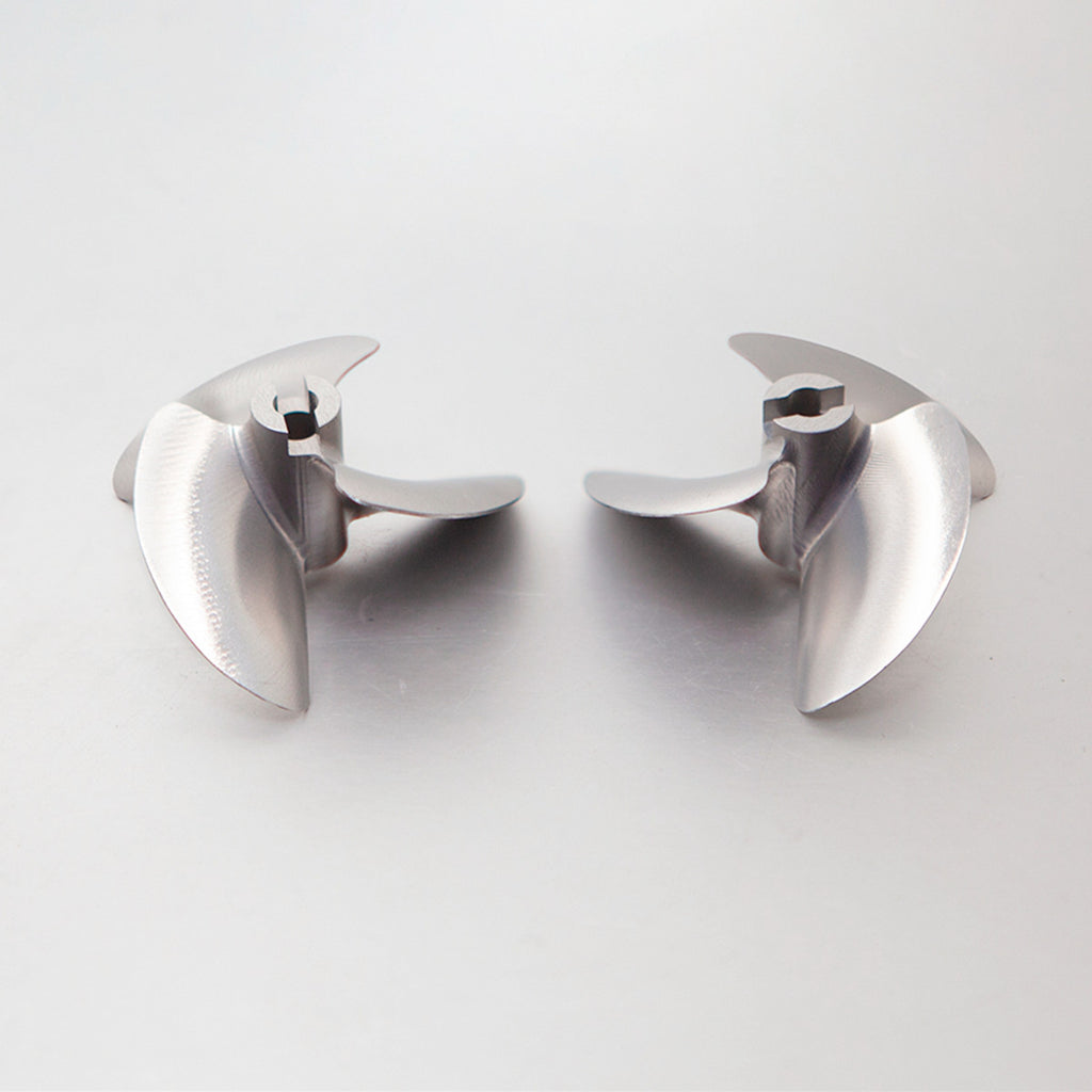 TFL RC Boat CNC Aluminum Three Blades Propeller 1.4 Pitch, 4.76mm shaft，Diameter 48/50/52mm