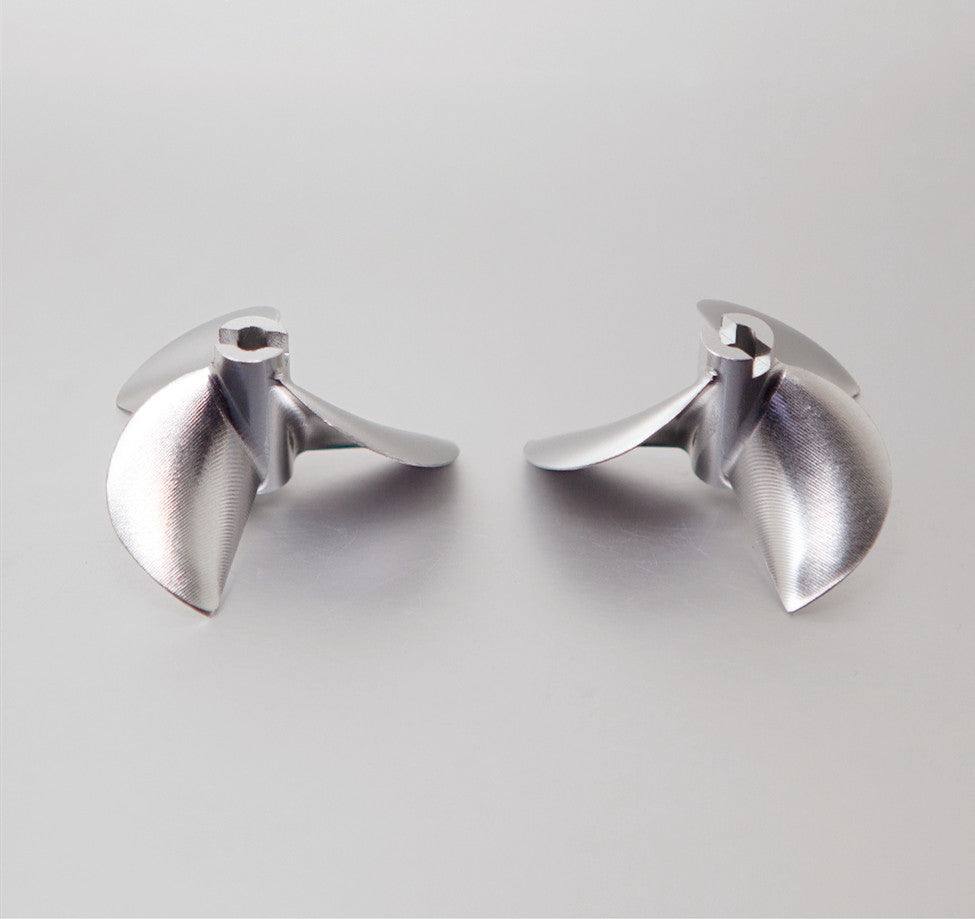 TFL RC Boat CNC Aluminum Three Blades Propeller 1.8 Pitch, 4.76mm shaft，Diameter 48/50/52/54/55mm