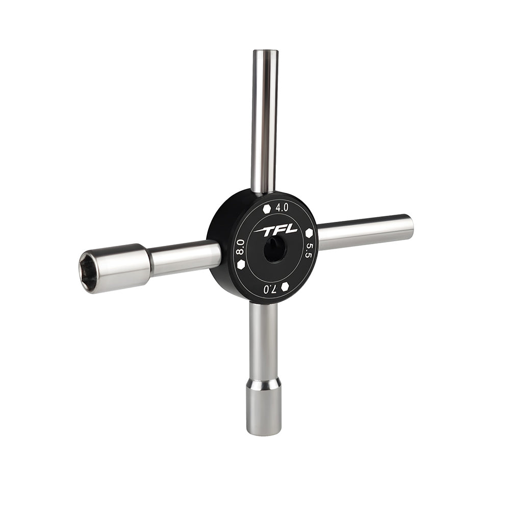 TFL RC TOOL 4 in 1 Allen Cross Handle Socket Wrench