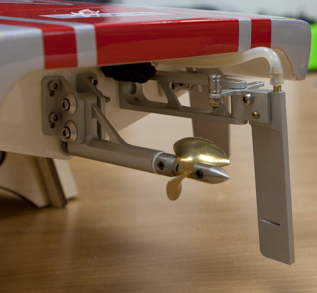 TFL RC BOAT PARTS Extended RudderAssembly with Water Inlet