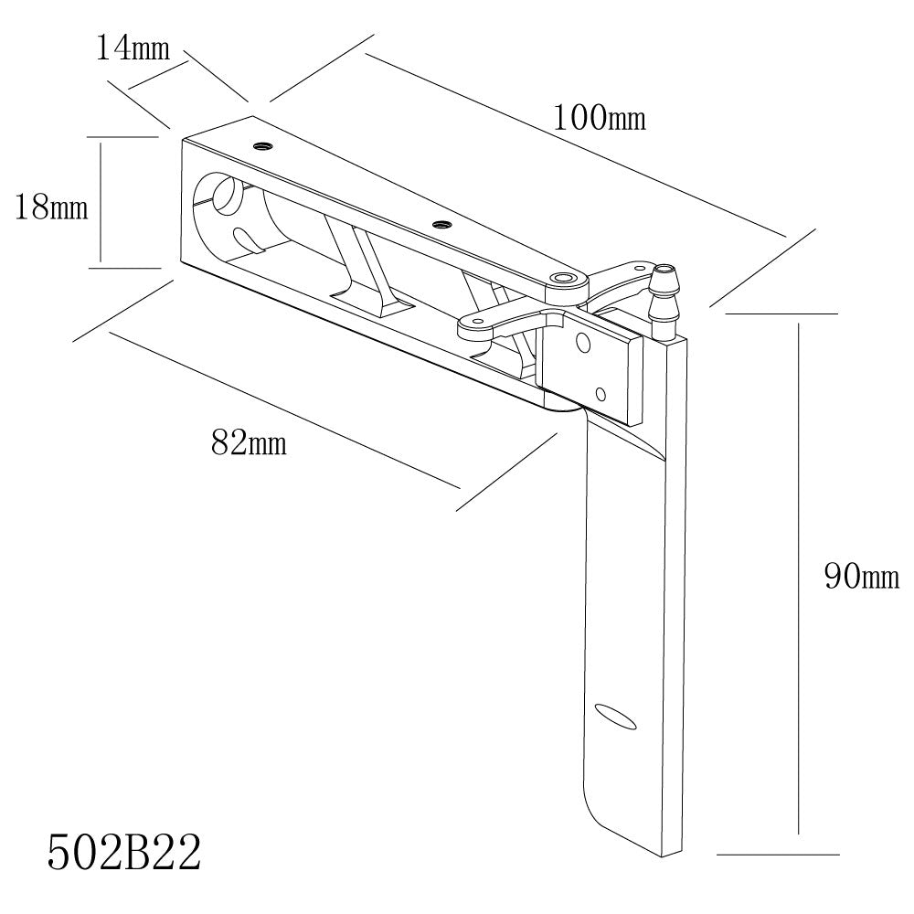 TFL RC BOAT PARTS Extended RudderAssembly with Water Inlet