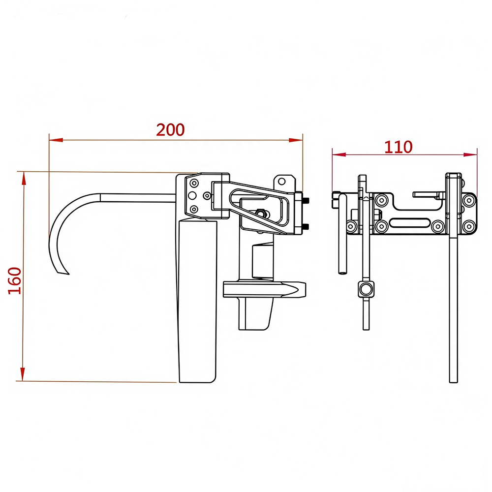 TFL RC Boat Parts  Integrated  Rudder,Strut with fin