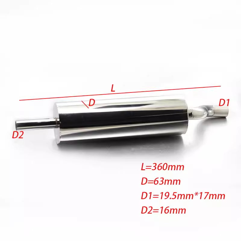 TFL Gas RC Boat Parts L=360 Exhaust Pipe
