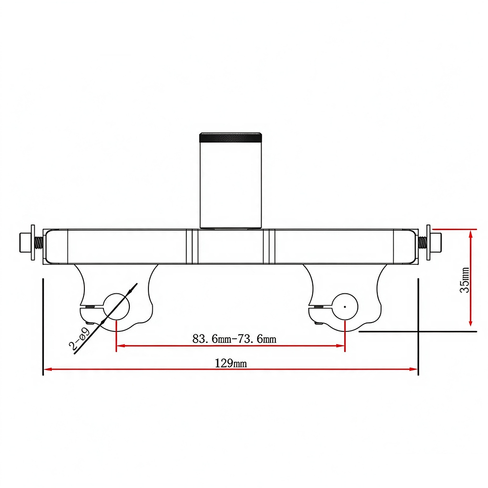TFL RC Boat Parts dual axis T bar
