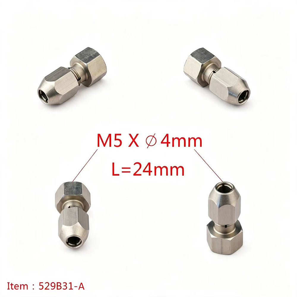TFL RC BOAT PARTS Flexible Shaft Coupler, 5mm Motor Shaft Lock Connector
