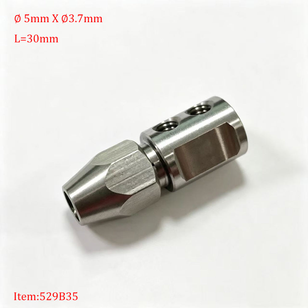 TFL RC BOAT PARTS Flexible Shaft Coupler, 5mm Motor Shaft Lock Connector