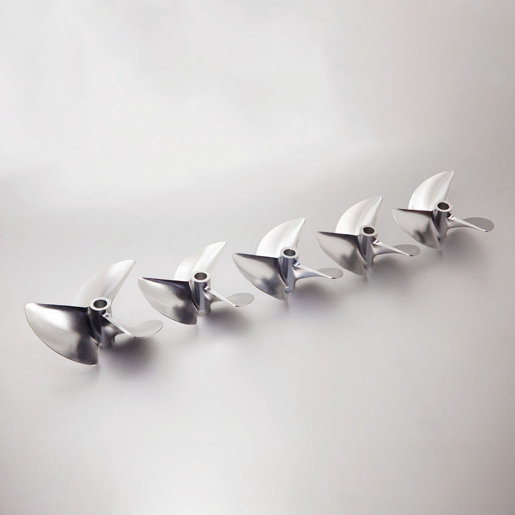 TFL P Series RC  Boat CNC Aluminum Three Blades Propeller 1.4 Pitch, 6.35mm shaft，Diameter 61/62/63/64/70mm