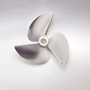 TFL RC Boat CNC Aluminum Three Blades Propeller 1.4 Pitch, 6.35mm shaft，Diameter 66/67/68/69/70/71mm