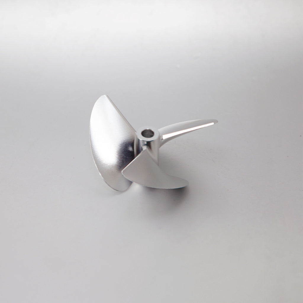 TFL RC Boat CNC Aluminum Three Blades Propeller 1.4 Pitch, 6.35mm shaft，Diameter 67/70mm