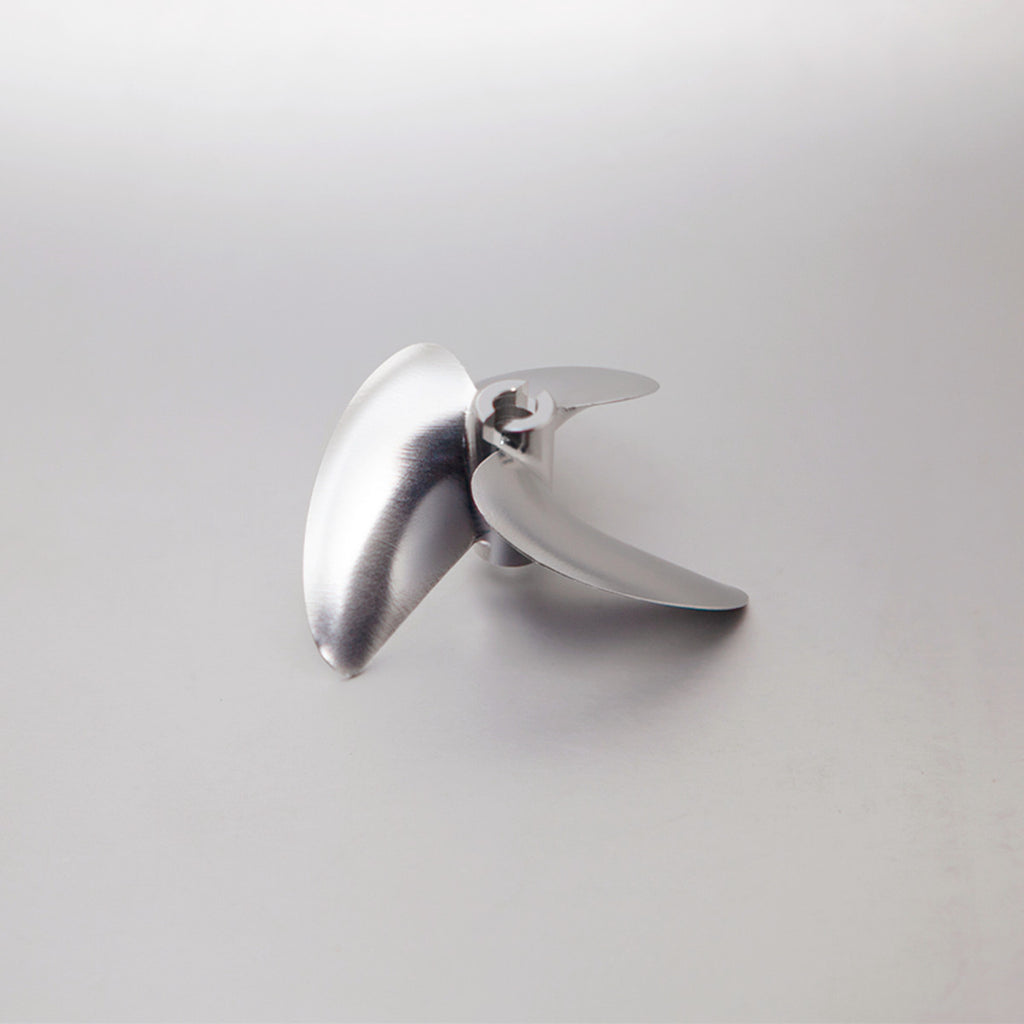 TFL RC Boat CNC Aluminum Three Blades Propeller 1.4 Pitch, 6.35mm shaft，Diameter 67/70mm