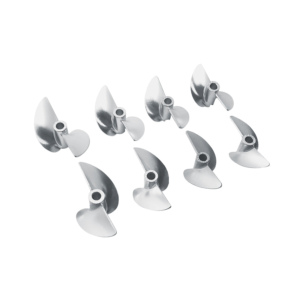 RC Boat CNC Aluminum Two Blades Propeller 1.9 Pitch, 4.76mm,3/16 "Shaft, Dia 40~48mm