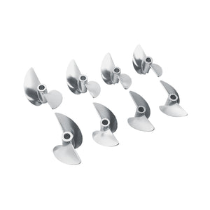 RC Boat CNC Aluminum Two Blades Propeller 1.9 Pitch, 4.76mm,3/16 "Shaft, Dia 40~48mm