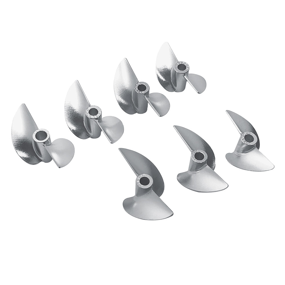 Aluminum Propellers For RC Racing Boats - 38mm 40mm 45mm 50mm Sizes, Fits 3/16" (4.76mm) Shaft