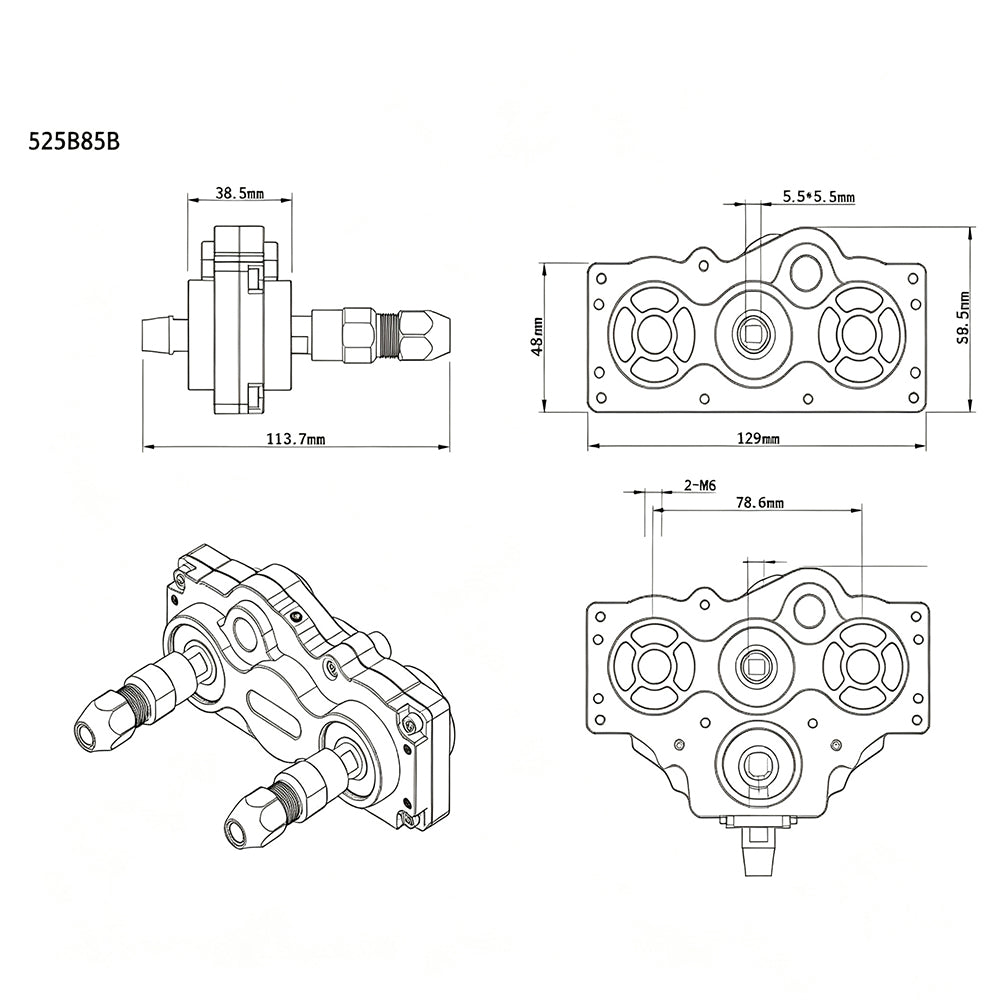 TFL RC BOAT PARTS Transfer Transmission & Spare Parts