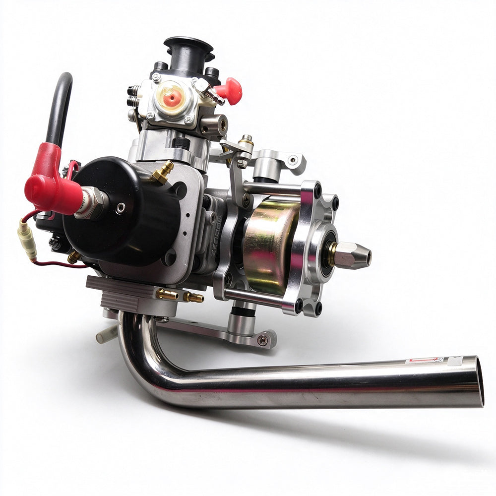 TFL Gas RC Boat Parts 22mm Diameter 90°/100°/105° L Bend Pipe, Stainless Steel 190mm With Flange Joint, Exhaust Pipe