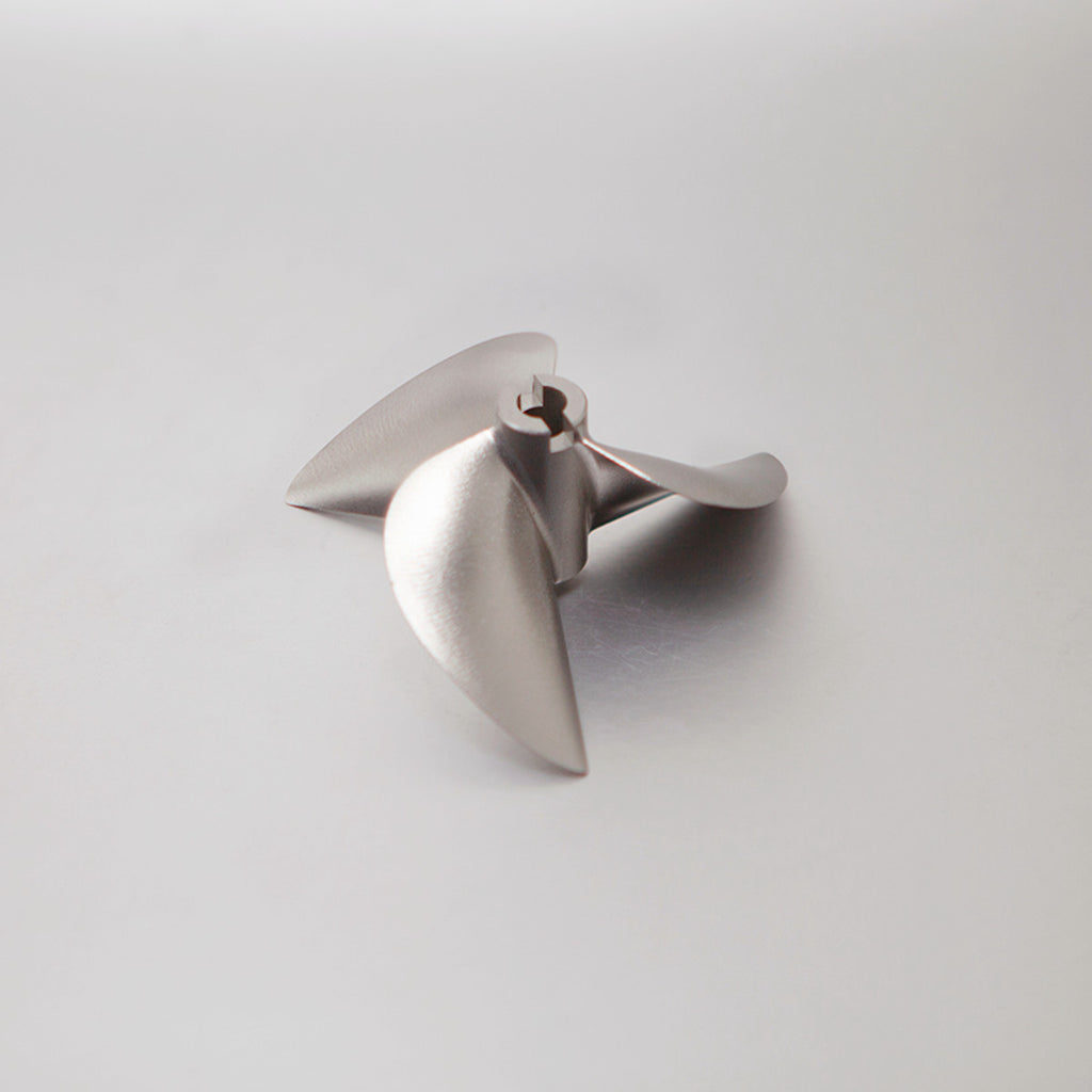 TFL RC Boat CNC Aluminum Three Blades Propeller 1.4 Pitch, 6.35mm shaft，Diameter 74mm