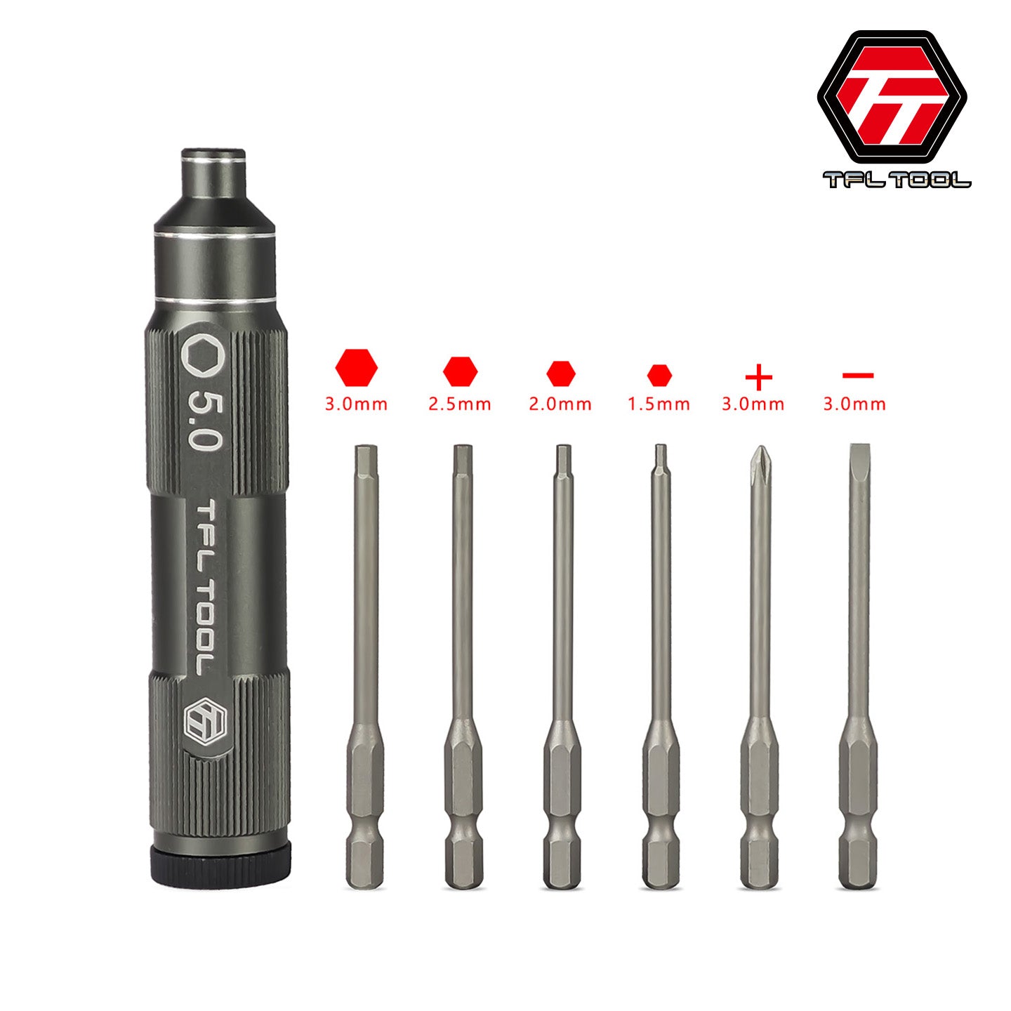 TFL RC TOOL 6-in-1 Mini Pocket Precision Screwdriver