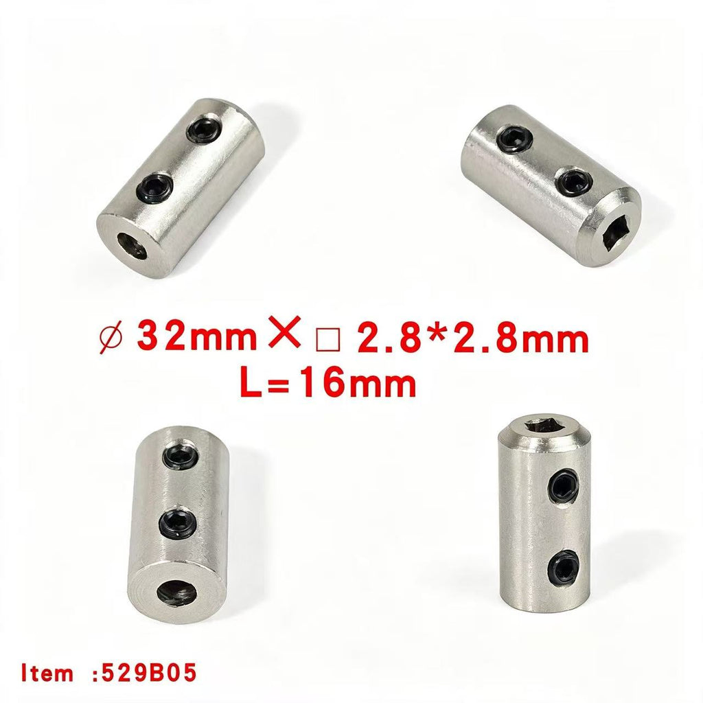 TFL RC BOAT PARTS 3-3.18mm Motor Shaft Multiple Specifications Shaft Coupler, Hard Shaft & Flexible Shaft Locking Connector